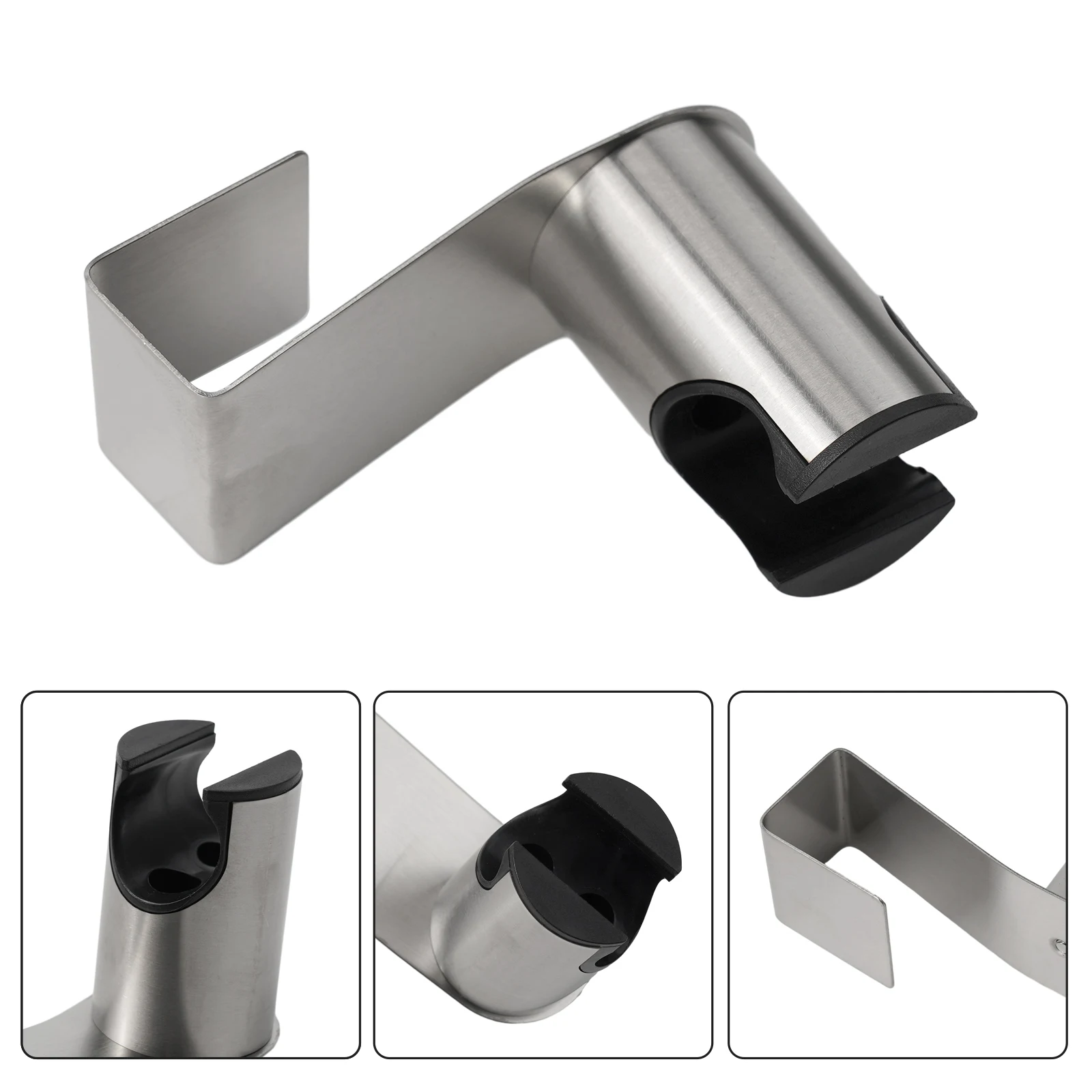 

Stainless-Steel Holder Hook Hanger Bidet Sprayer Holder Toilet Bathroom Attachment Hanging Bracket For Hand Shower