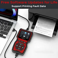 OBD2 Scanner Live Data Professional Mechanic OBDII Diagnostic Code Reader Tool for Check Engine Light 6