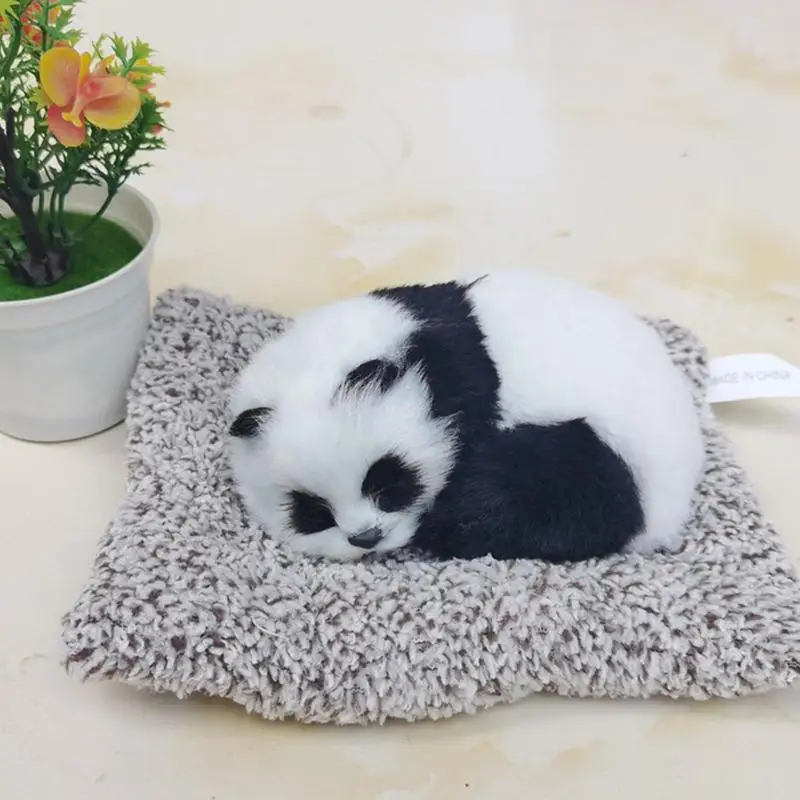 

Sleeping Panda Car Ornament Auto Cute Panda Decor Cute Panda Cool Gift Toy Cute Animals For Home Wardrobe Auto Window Ornament