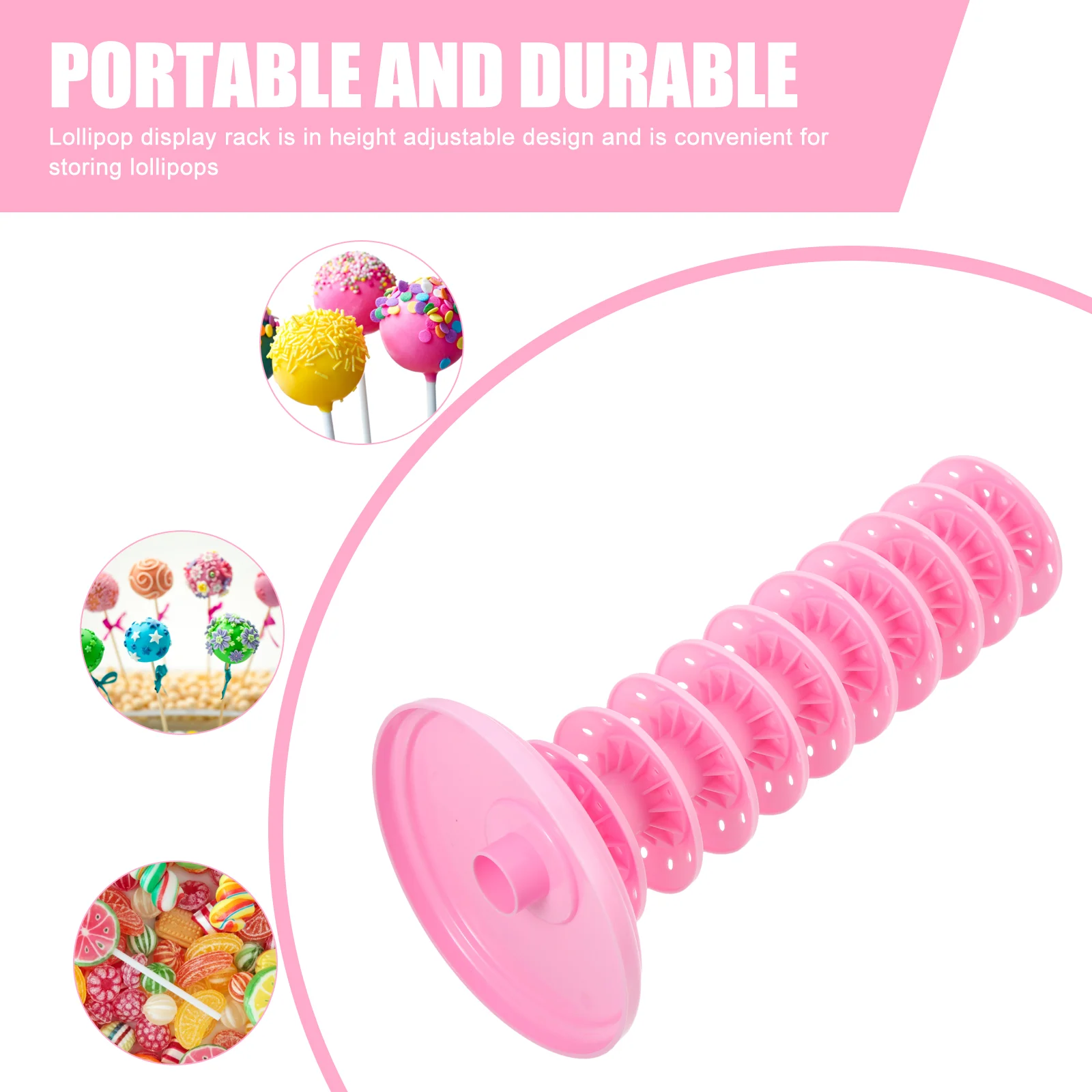 Lollipop Stand Cake Display Holder Tiered Rack Party Stands Dessert Decorative Sucker Drying Bracket Base Stick Candy Holders cake stand dessert stand lollipop rack