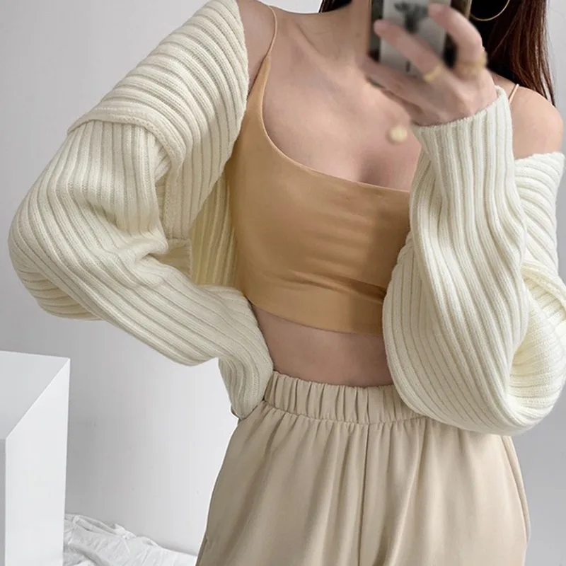 Open Front Solid Color WomenBolero Shrug Cardigan Cropped Casual Bolero for Everyday Date Nights Parties 6