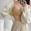 Open Front Solid Color WomenBolero Shrug Cardigan Cropped Casual Bolero for Everyday Date Nights Parties 6