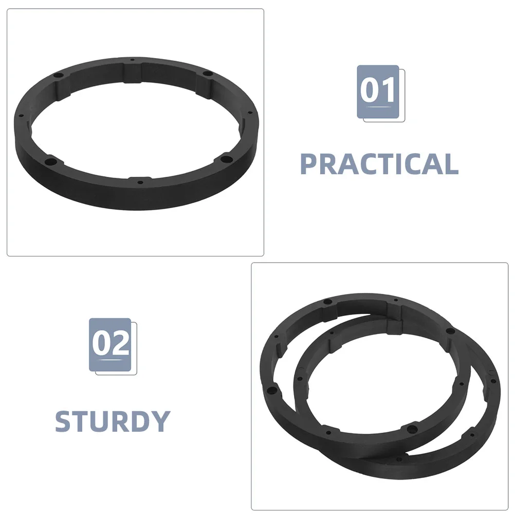 4 Pcs Speaker Adapter Spacer Rings Car Stereo Speakers Bracket Automotive Speaker Gasket Car Accessory Multi Tone Claxon Horns