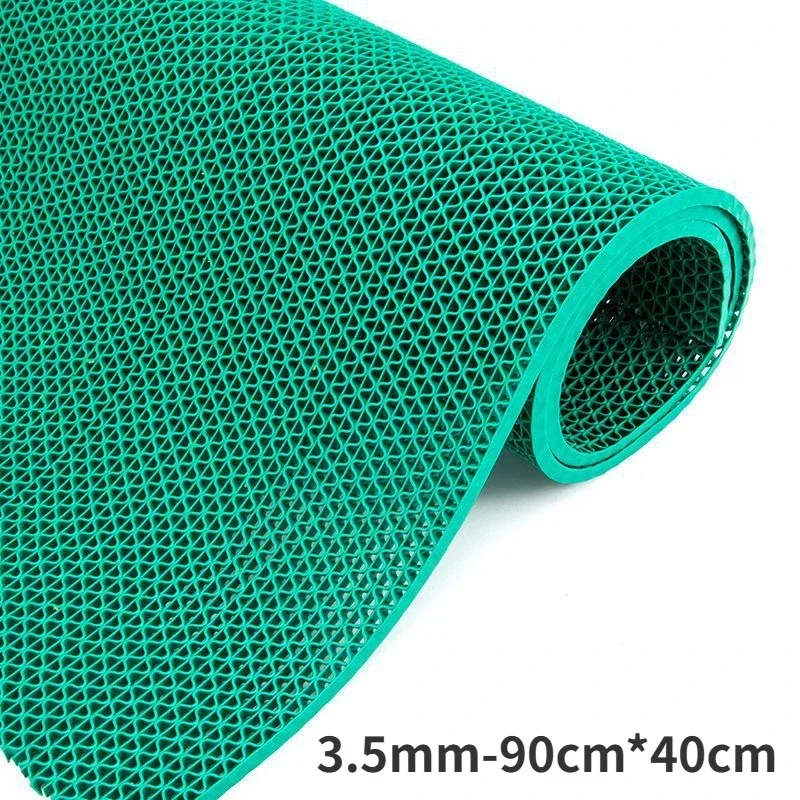 Tapetes antiderrapantes de plástico pvc, cozinha, banheiro, piscina ao ar livre, à prova d'água, resistente à sujeira, tapetes antiderrapantes