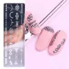 Useful Nail Art Stamping Plate Reusable Leaf Flower Printing Solid DIY Manicure Template Nail Tool 6