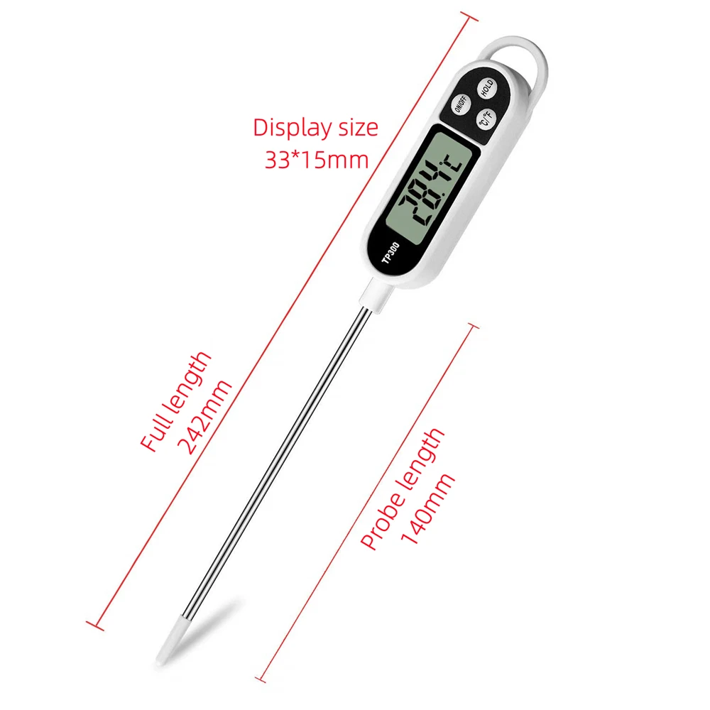 Voedsel Thermometer TP300 Keuken Thermometer Voor Vlees Koken Eten Probe Bbq Elektronische Oven Keuken Gereedschap| | -