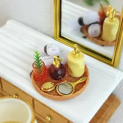 Miniature DIY Dollhouse Toiletry Kit with Realistic Details (A)