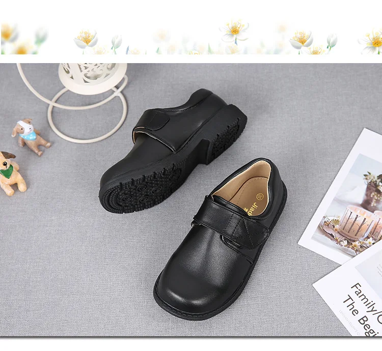 girls leather shoes Boys Student Leather Shoes For Big Kids Formal Shoes Wedding Show Stage British Style Children's Shoes children's shoes for sale