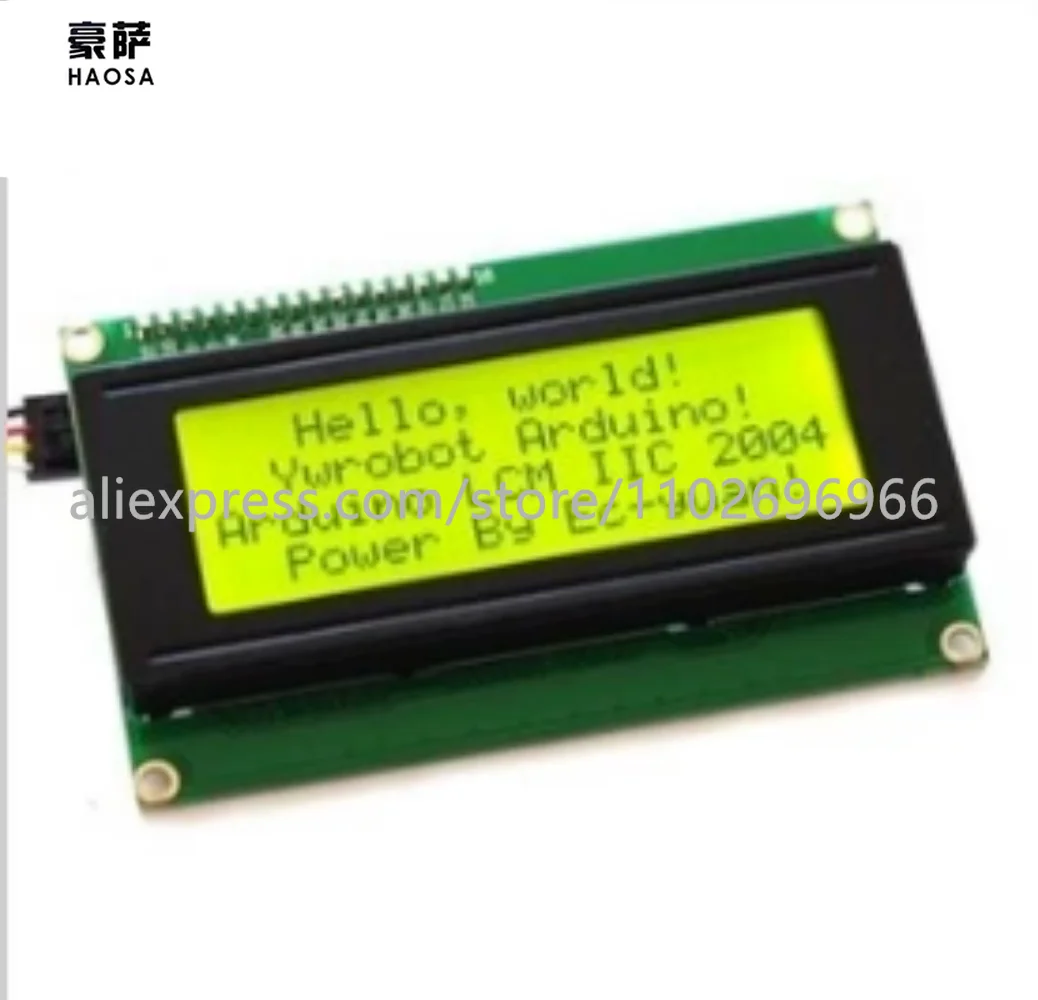 

1PCS LCD2004+I2C 2004 20x4 2004A blue screen HD44780 Character LCD /w IIC/I2C Serial Interface Adapter Module For Arduino