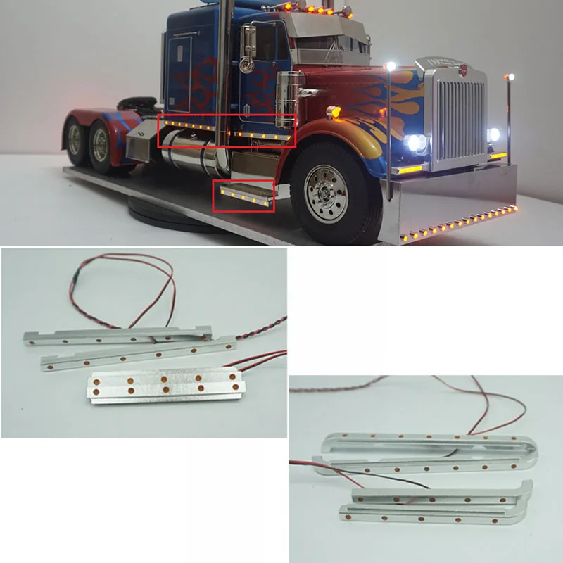 

1 компл. Боковой фрикционы аксессуары для 1/14 Tamiya RC Truck Trailer самосвал King Hauler 56301 автомобильные обновленные детали