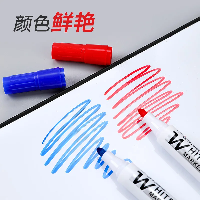 15pcs Whiteboard Pen 2.0 Painting Graffiti For Blackboard Glass Erasing Pen High Capacity Office Teaching Water Based Marker