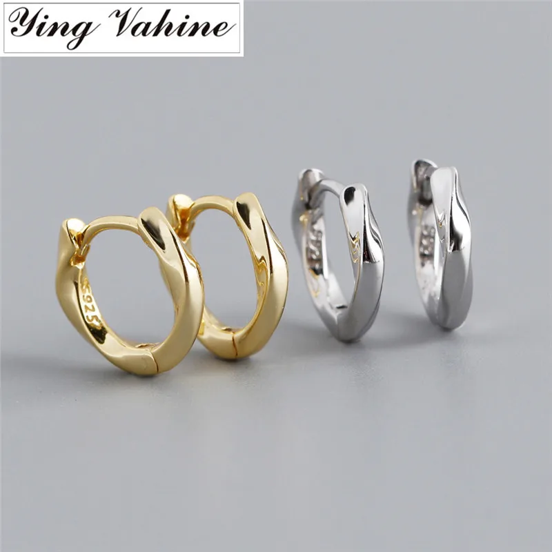 

Серьги-кольца женские круглые геометрические, из серебра 925 пробы