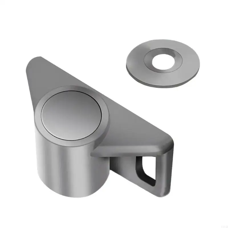 652F Multipurpose Strong Door Stoppers for Cabinets Easy Installation Without Drilling Rustproof Zinc Alloy