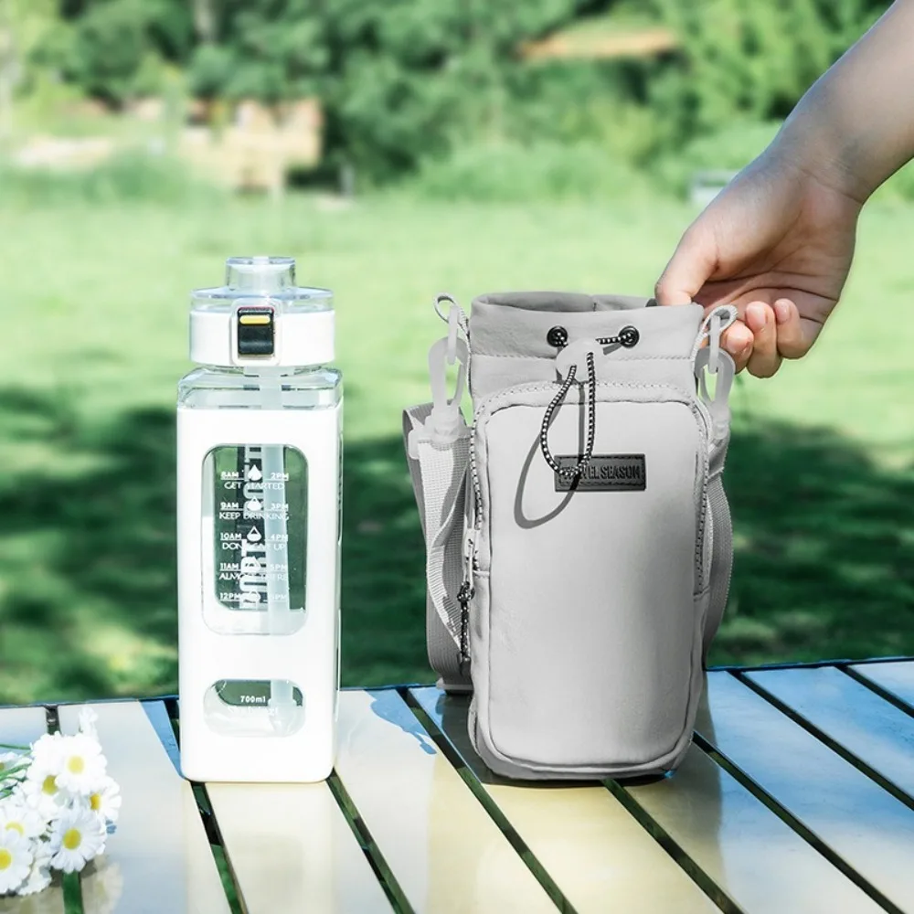 High Quality Water Bottle Bag With Adjustable Shoulder Strap Portable Thermal Vacuum Mug Cup Sleeve Crossbody Universal Bag