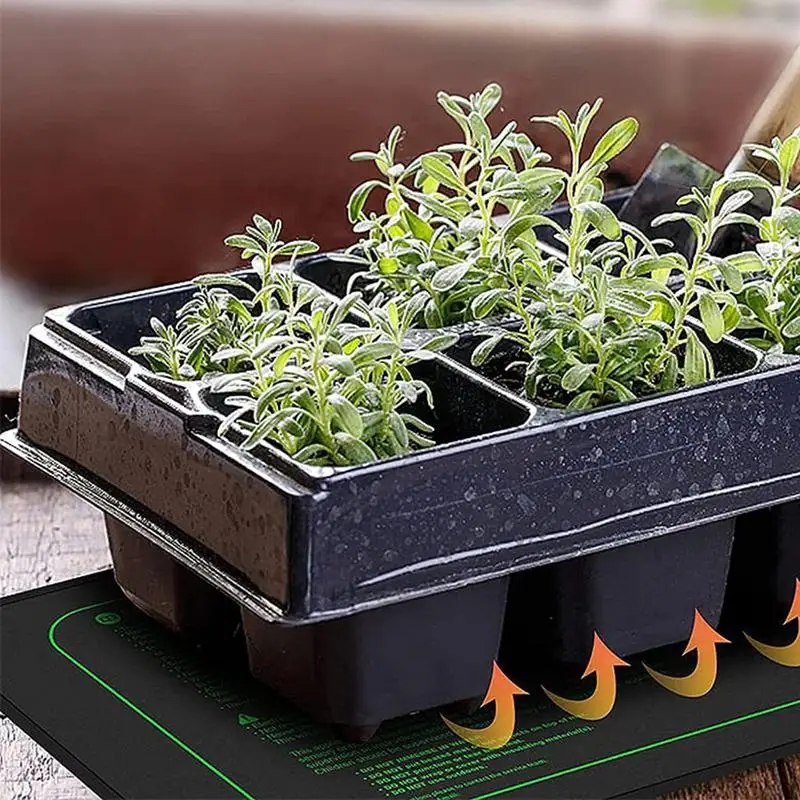 Plant Heating Mat Pets Warm Pad Incubator Six-Speed Thermostat Timed Nurturing Waterproof Greenhouse Mats For Seed Germination planting mat seedling heat mat