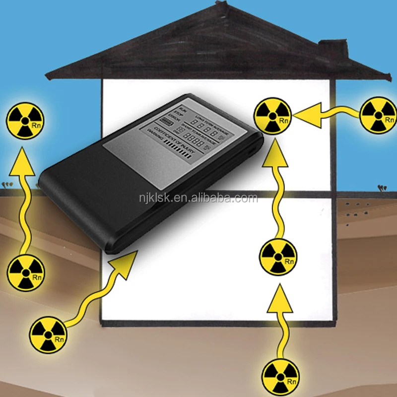 Small Radon Monitor Rechargeable Battery Operated Portable Radon Detector Rn Radon Detector