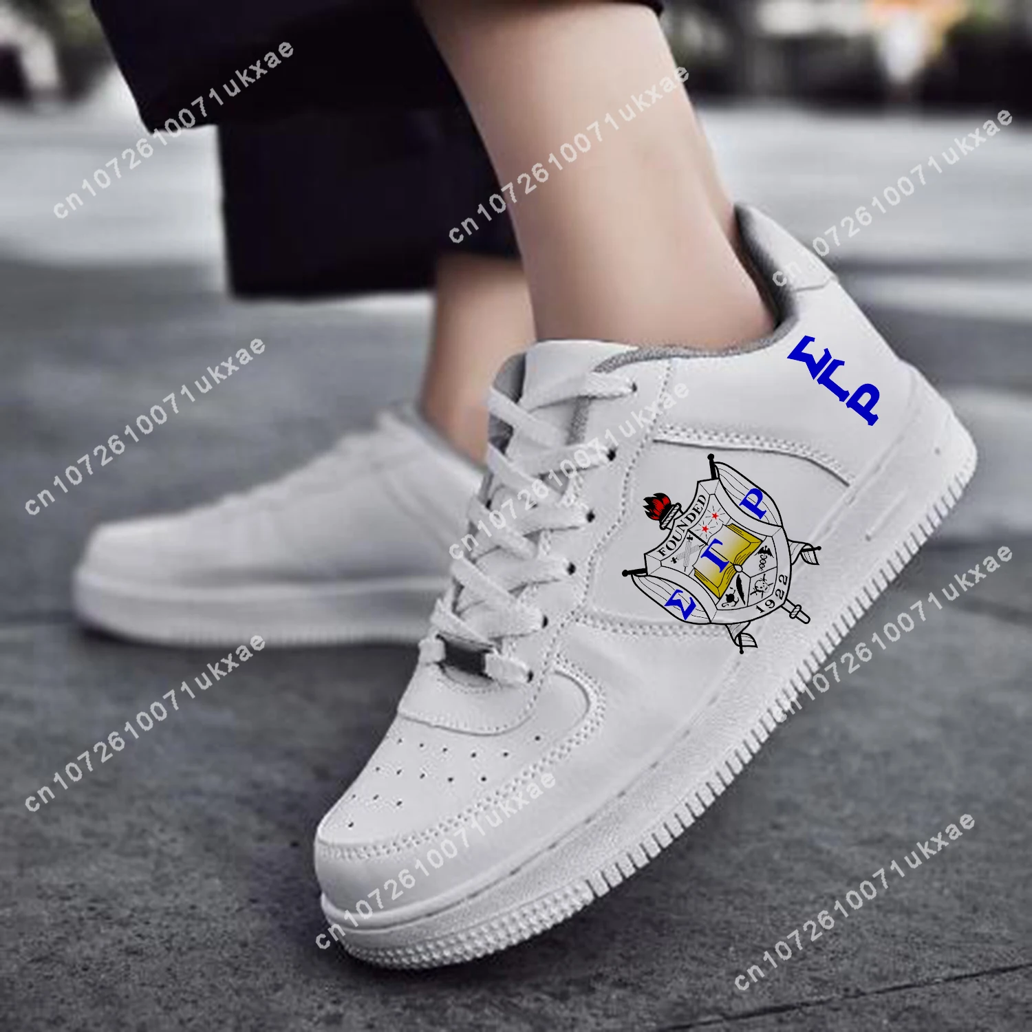 

Rho Sorority ΣΓP 1922 AF Basketball Mens Womens Sports High Quality Sigma Gamma Flats Force Sneakers Lace Up Mesh Custom Shoe