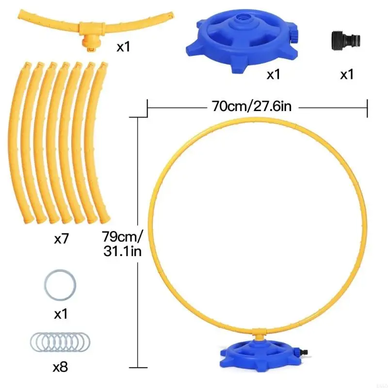 Funny Water Toy Water Sprayer Kids Sprinkler Outdoor Activity Toy E65D