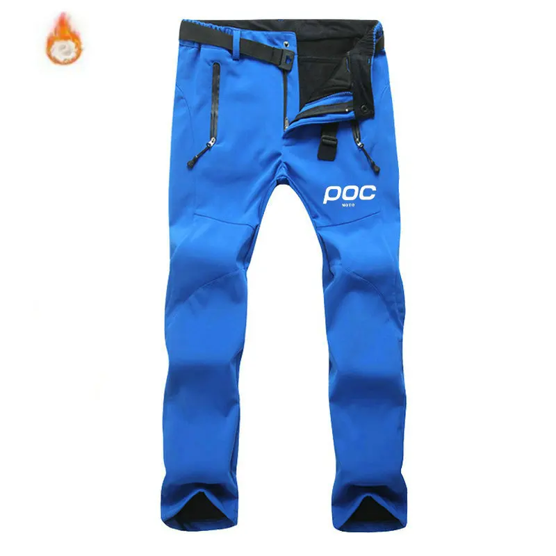 Winter Women Thick Warm Pants Waterproof Windproof Hiking Camping Skiing Pants Cycling MTB Road Bike Bicycle Trousers