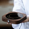 19W Cup Heater Mug Warmer 55°C Hot Tea Makers Warmer Coaster Cup Heaters Coffee Milk Tea Heating Pad 220V For Gift 5