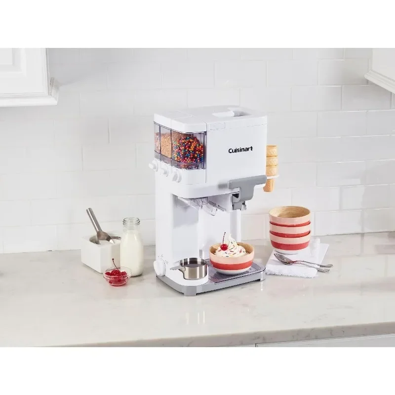 Cuisinart Soft Serve Ice Cream Machine- Mix It In Ice Cream Maker for Frozen Yogurt, Sorbet, Gelato, Drinks 1.5 Quart 5