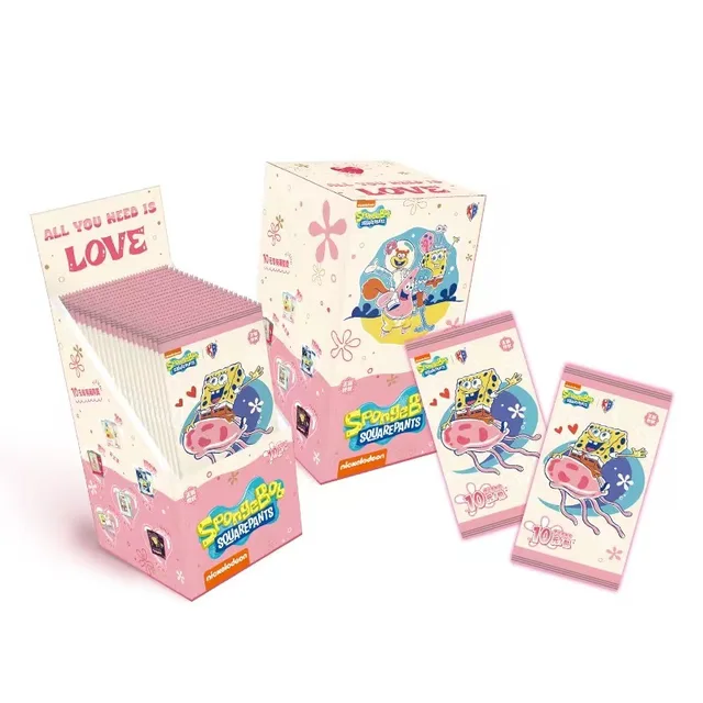 SpongeBob SquarePants Classic Anime Characters Patrick Star Tentacles Original Box Collecting Hobbies Card Children's Gift 4