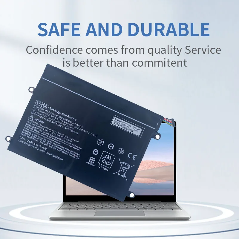 Batteria Per Laptop Sw02Xl Per Hp Pro X2 210 G2 Tpn-Q180 Tpn-Q181 Hstnn-Ib7N 859470-1B1 859517-855