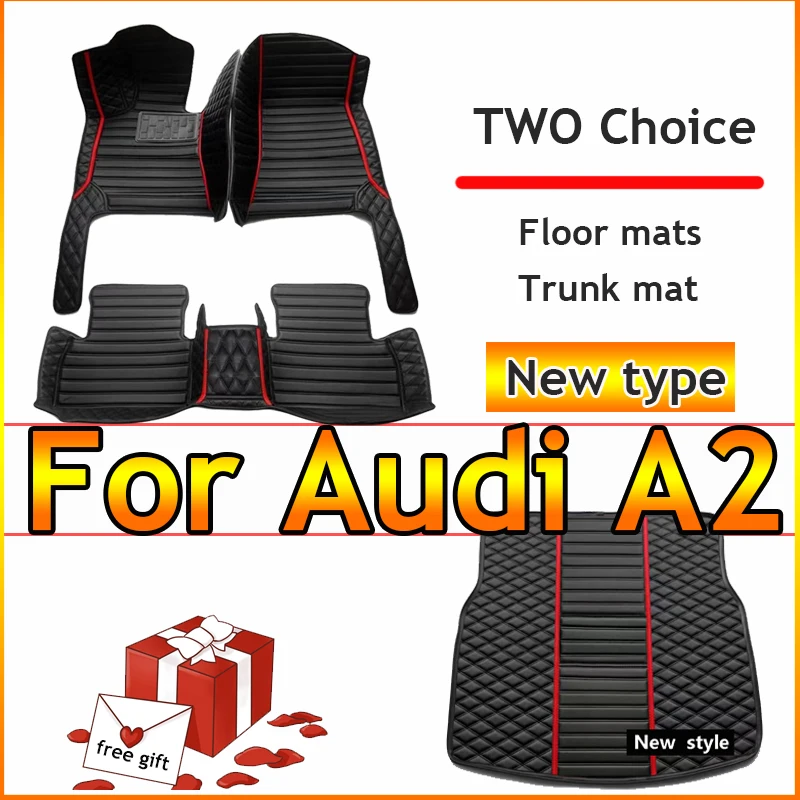 

Автомобильный напольный коврик для Audi A2 8Z 2000 ~ 2005, 5-местный водный коврик, автомобильный матовый напольный ковер, кожаный коврик, автомобильные аксессуары, детали интерьера