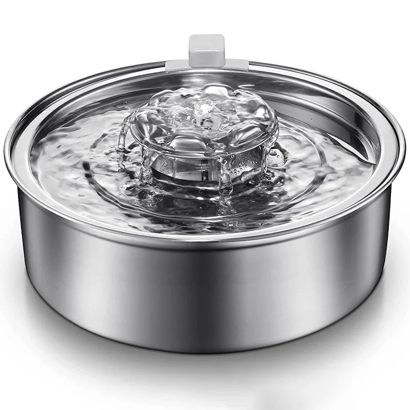 New Cat Dog Water Fountain Stainless Steel Water Dispenser for Cats Dog Automatic Fountain with Sensor Filters Dog Drinker New Cat Dog Water Fountain Stainless Steel Water Dispenser for Cats Dog Automatic Fountain with Sensor Filters Dog Drinker