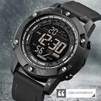 SKMEI 1762 Clock relogio masculino 10Bar Waterproof Swimming Sport Watches Mens Digital Movement LED Light Countdown Wristwatch 2