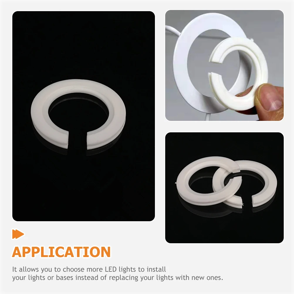 Lamp Shade Adapter E27 To E14 Converter Lampshade Converter Ring Accessory For Retainer Ring Light Fixture 4pcs socket converter