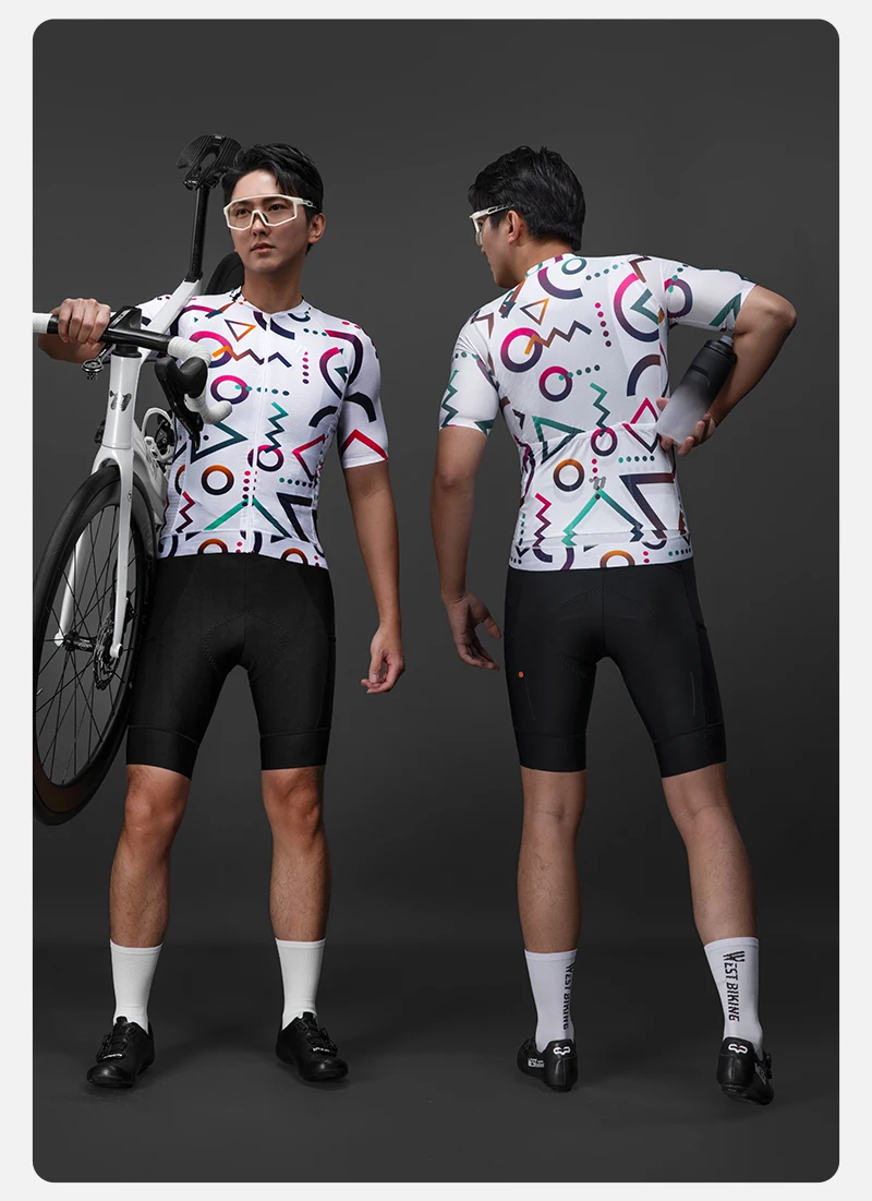 WEST BIKING Mann Radfahren Maillo Feuchtigkeit-Wicking Training Level Radfahren Jersey Mann Coole Und Erfrischende Radfahren Kleidung Für Männer – Detail 18