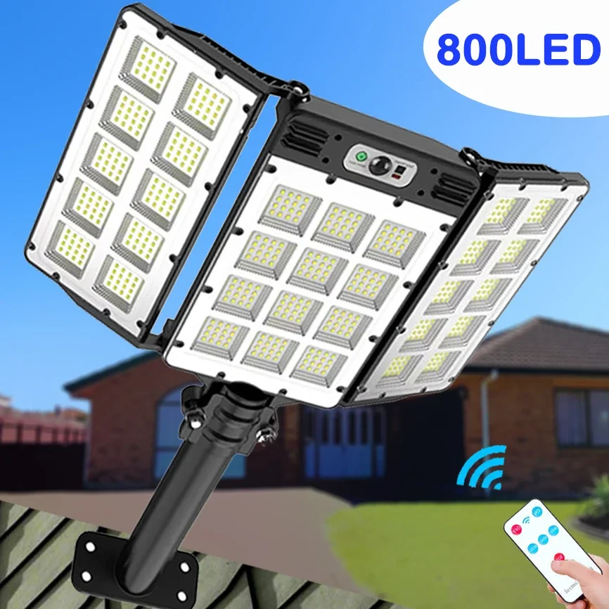 Outdoor Powerful Solar LED Lights for Lighting Garden with House Yard Wall Light Motion Sensor Waterproof Sunlight Street Lamp