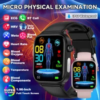 LIGE 2025 New ECG+PPG AI Healthy Diagnose Smart Watch Men Women Blood Lipid Uric Acid Female Menstrual Health Tracker Smartwatch 1