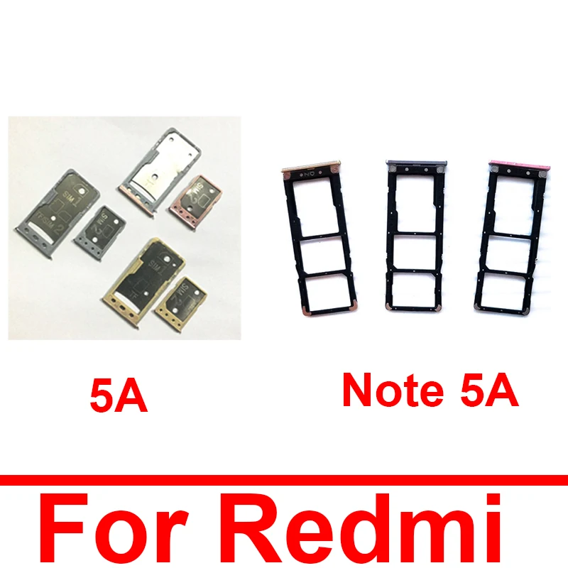 Лоток для Sim-карты для Xiaomi Redmi Hongmi Red Rice Note 5A
