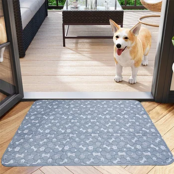 Sdc8e41943be3488b8ce271a7fd7ea5b6G.jpg Washable Dog Pee Pad Reusable Pet Urine Mat Waterproof Puppy Training Diaper Mats for Car Seat Floor Sofa Pet Supplies
