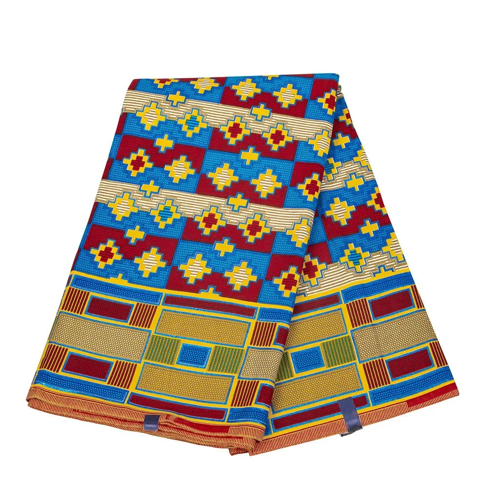 High Quality African Wax Print Fabric Cotton Soft African Guaranteed Veritable Ankara Wax Fabric Real for Dresses