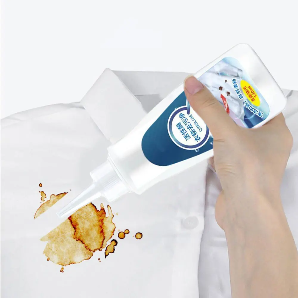 120Ml Laundry Stain Removers Spray Portable Active Enzyme Clothing Stain Removal Agents for Down Jacket T-Shirt
