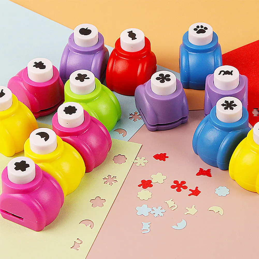 Mini Scrapbook Punches Handmade Cutter Card Craft Calico Printing DIY Flower Paper Craft Punch Hole Puncher Shape