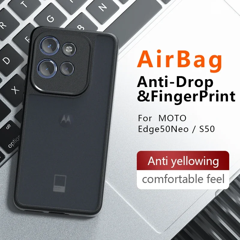 Ultimate Airbag Super Protection Soft TPU+PC Clear Matte Back Cover Phone Case