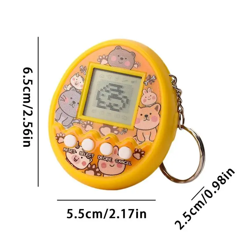 1pcs Transparent Electronic Pets Tamagotchi Nostalgic 168 Pets In One Virtual Cyber Digital Pet Toys Pixel Funny Play Toys 6