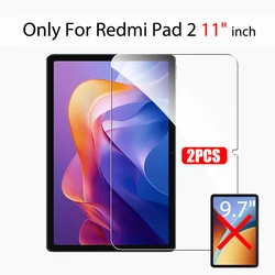 Premium Tempered Glass Screen Protector Set - Ultra - Durable 9H Film Accessories (2 - Pack) (For Redmi Pad 2 11)