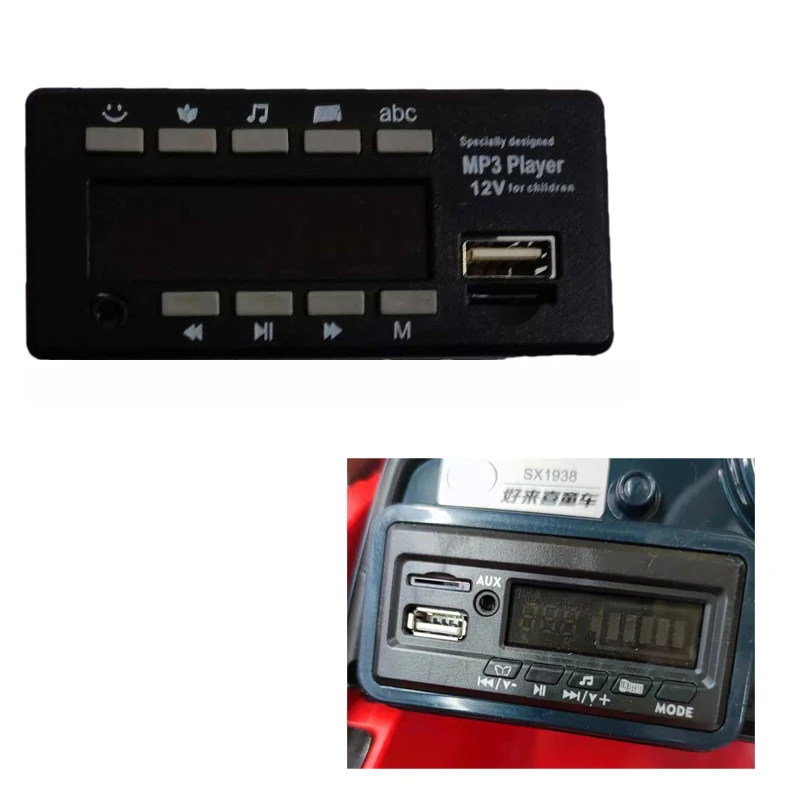 SX1918 SX1938 SX1888 Hollicy Kinder Elektrische Fahrt auf Auto MP3 Player Musik Chip Board Broadcast Spannung Display Unite Teile – Detail 6