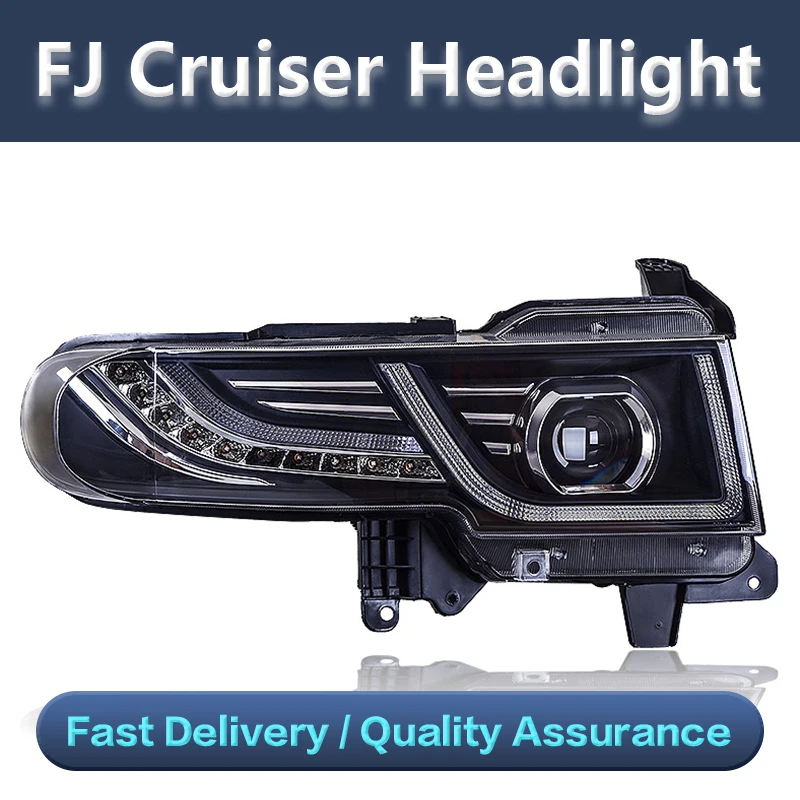 ヘッドランプトヨタfjクルーザーledヘッドライト2004から2016ヘッド