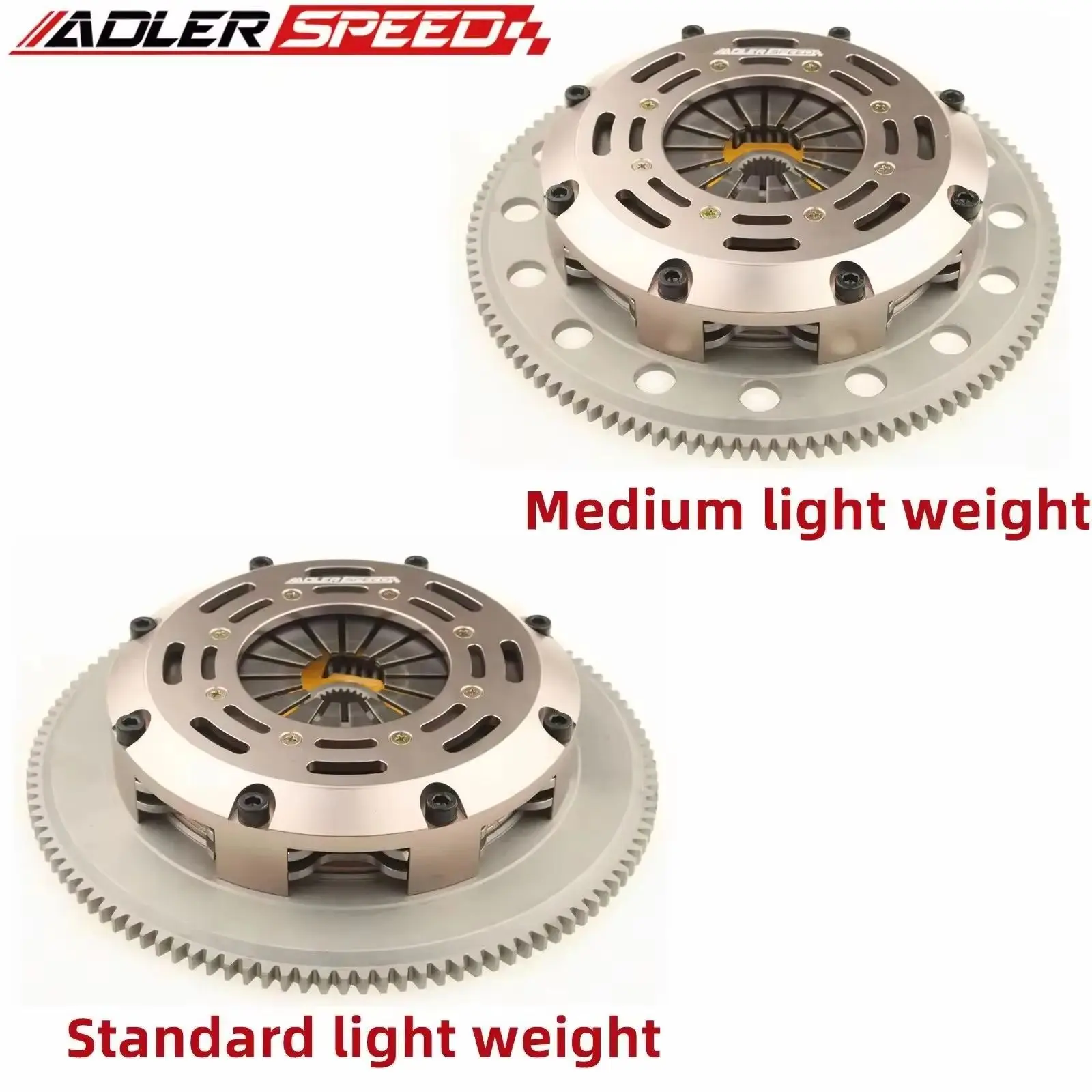 미쓰비시 랜서 에보 4 5 6 7 8 9 2.0L 4기통 터보 4G63 ADLERSPEED 스프렁 클러치 트윈 디스크 키트 + 플라이휠