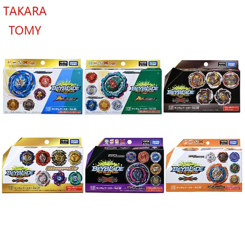 Original Takara Tomy Beyblade Burst B-186 (01) B198 B-196 B194 (01) B202(01) Booster Vol.26 Package Toys with boxs