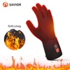 Savior Heated Gloves Electric Skiing Winter Warm Support Touch Screen Glove Men Women Snowboarding Thermal Skiing Liner Outdoor 1