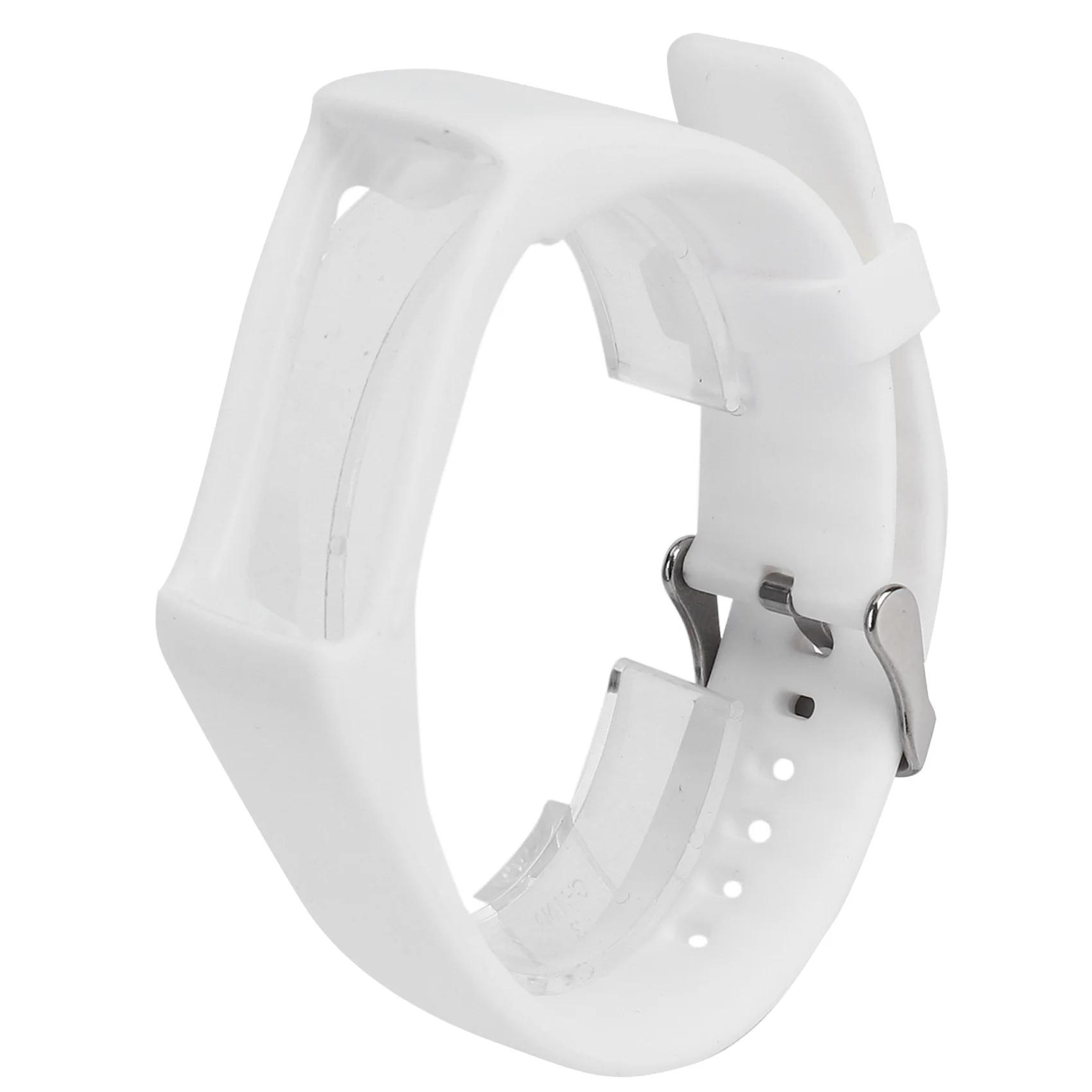 

Silicone Watchband for A360 A370 Wristband Silicone Wriststrap Smart Bracelet Replacement for Fitness Tracker White