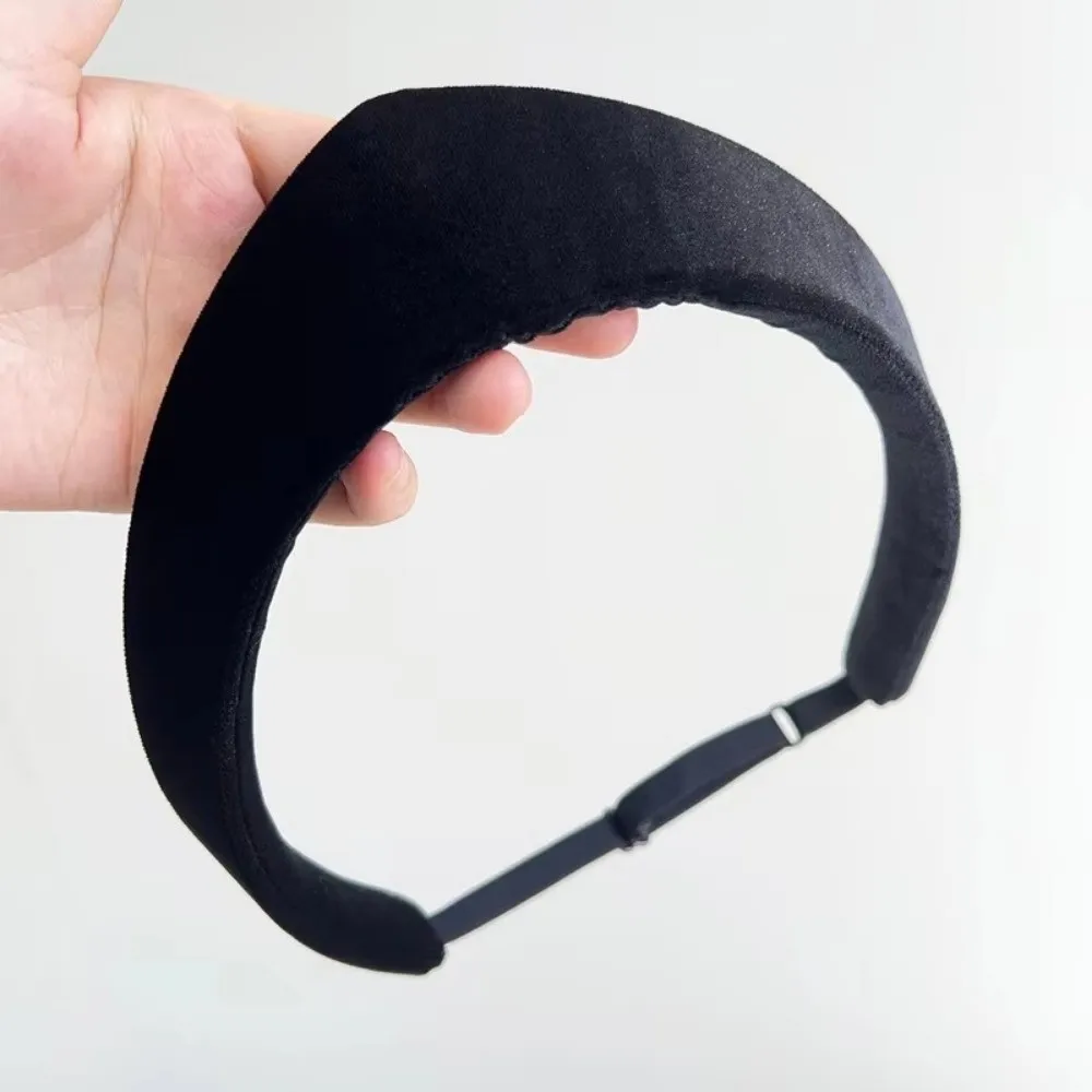 Samt-Haarband für Damen Europäisch und Amerikanisch 2025 Neu Britisch Retro Haarspange Stirnband für Zuhause Freizeit Kopfschmuck – Detail 4