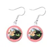 Magic Wicked Witch Classic Musical Movie Glass Glass Cabochon Earrings Drop Earring For Women Girls Cosplay Jewelry Accessories 4